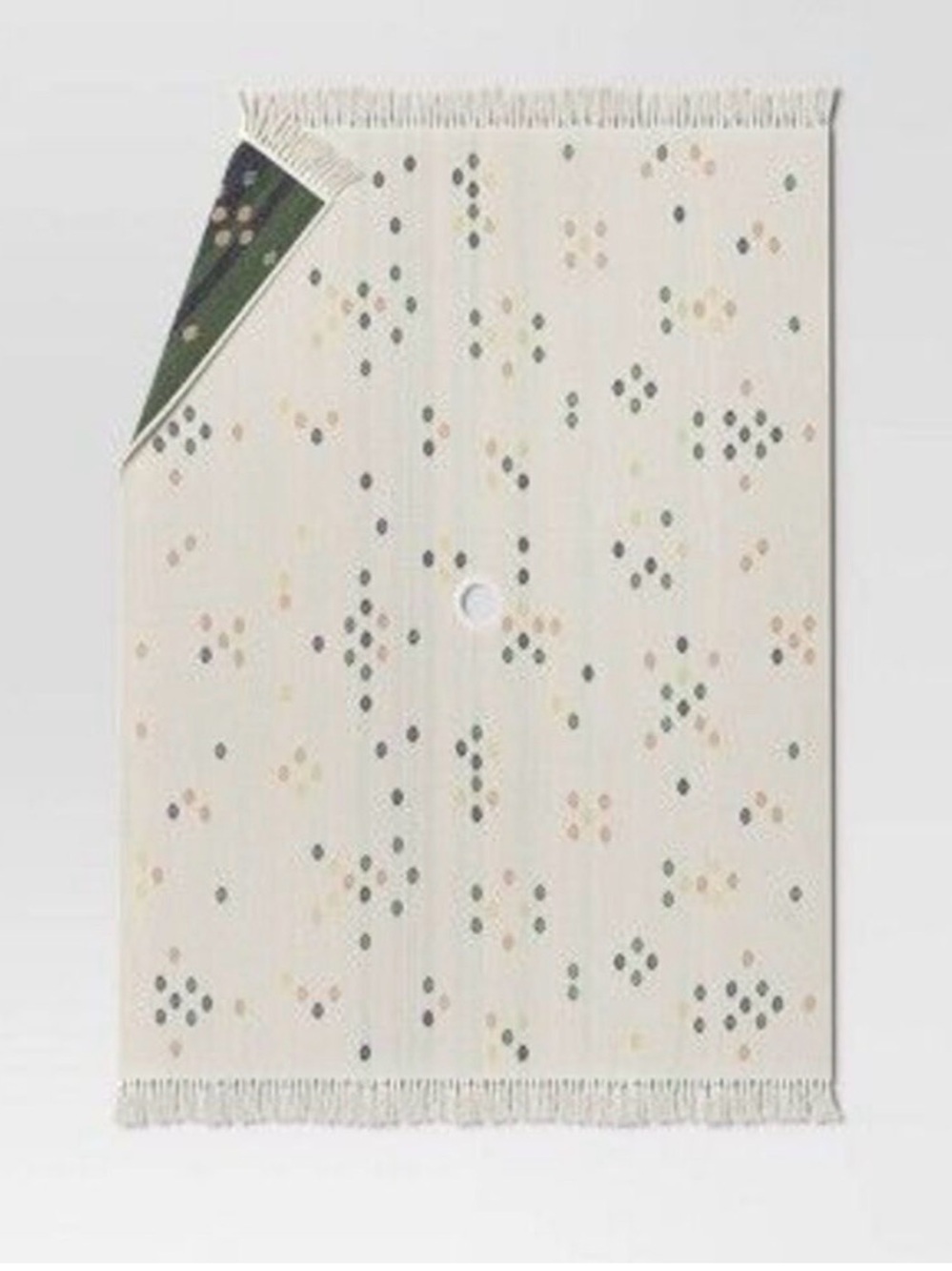 60"x80" Jacquard 2 Person Outdoor Beach Blanket with Buckle Strap - Thresho